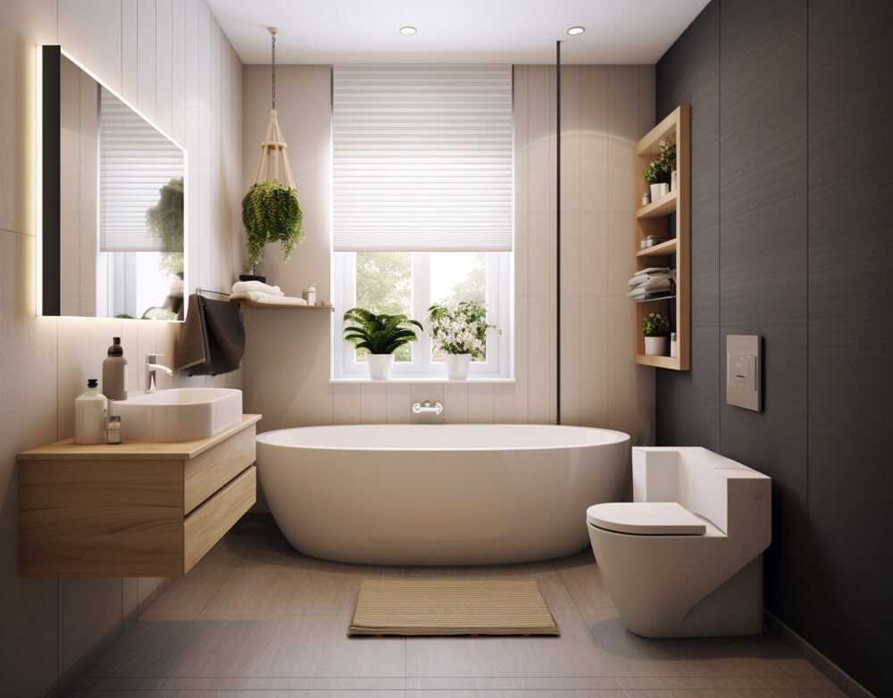 Master bathroom remodel Bellevue - luxury bathroom renovation services